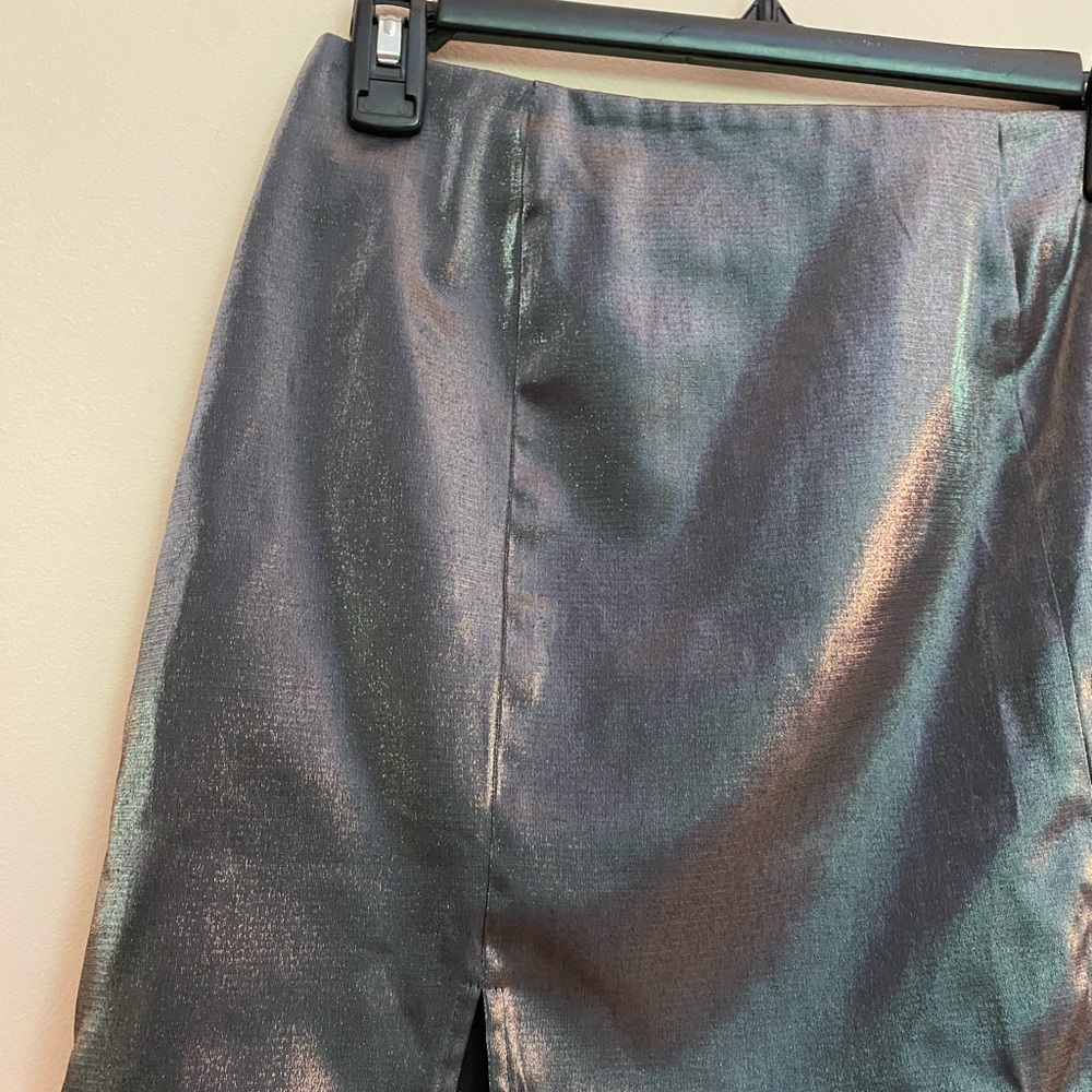 Metallic High Rise Mini Skirt - Picture 4 of 7